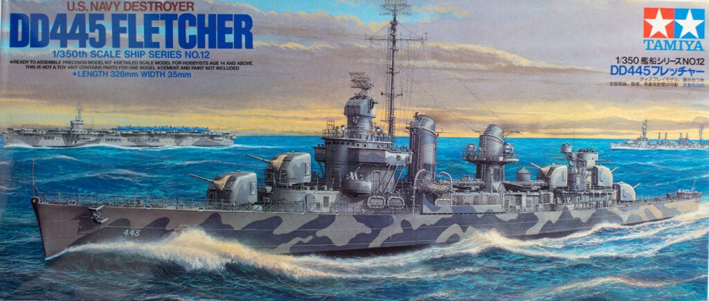 DD445 USS Fletcher (1/350) Tamiya | Glenn Hoover Models