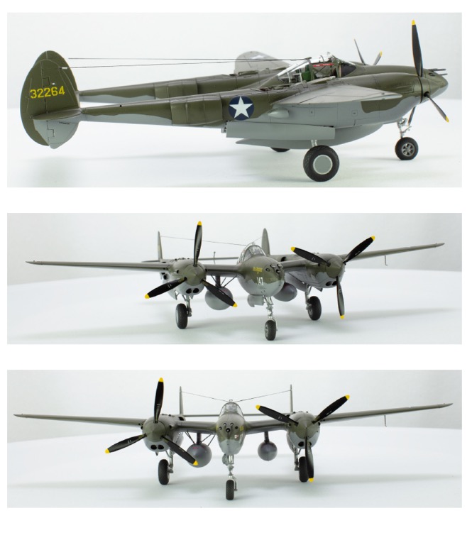 P-38 F/G Lightning (1/48) Tamiya | Glenn Hoover Models